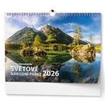 Nástěnný kalendář 2026 Světové národní parky  