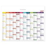 Nástěnný kalendář Plánovací mapa 2027 CZ - 100 x 80 cm - barevná