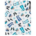 Notes DESIGN A4  linkovaný - Fotbal