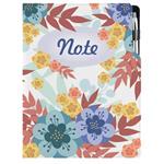 Notes DESIGN A4  linkovaný - Podzimní květiny