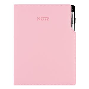 Notes GEP A4 čtverečkovaný - světle růžová