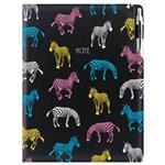 Notes - zápisník DESIGN A4 linkovaný  - černá - Zebra