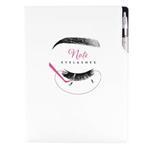 Notes - zápisník KOSMETICKÝ Eyelashes - DESIGN A4 linkovaný 