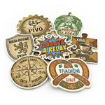 Pivní podtácky papírové speciální tvar jednostranný tisk - na zakázku