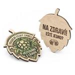 Pivní tácky dřevěné oboustranný tisk - na zakázku