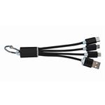 Přívěšek USB s redukcemi  Expander - černá