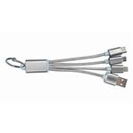 Přívěšek USB s redukcemi  Expander - stříbrná