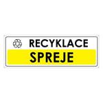 RECYKLACE - SPREJE, plast 2 mm s dírkami 290x100 mm