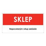 SKLEP, plast 2 mm s dírkami 190x90 mm
