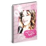 Spirálový blok A5 nelinovaný - Violetta - Music 