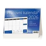 Stolní kalendář 2026 - Pracovní kalendář s citáty   