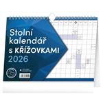 Stolní kalendář 2026 S křížovkami a háčkem 