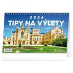 Stolní kalendář 2026 Tipy na výlety 