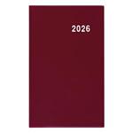 Týdenní diář 2026 Gustav PVC kapesní - bordó