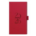 Týdenní diář 2026 Jakub Deny kapesní - červená
