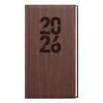 Týdenní diář 2026 Jakub Wood kapesní - hnědá