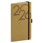 Týdenní diář 2026 kapesní Ajax - zlatá