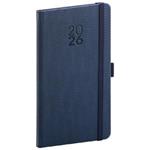 Týdenní diář 2026 kapesní Diamante - modrá