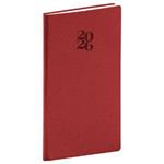 Týdenní diář 2026 kapesní Essenza - třešeň