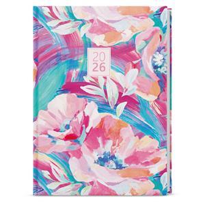Týdenní diář 2026 Prokop Lamino B6 - Růžový