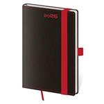 Týdenní kapesní diář 2026 Black Red 