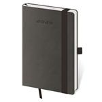 Týdenní kapesní diář 2026 Flexies - tmavě šedá