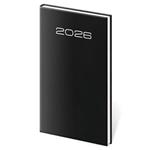 Týdenní kapesní diář 2026 Old Karachi - černá