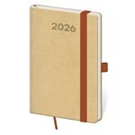 Týdenní kapesní diář 2026 Print Pop - cappuccino