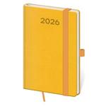 Týdenní kapesní diář 2026 Print Pop - žlutá