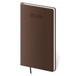 Týdenní kapesní diář 2026 Soft - hnědá
