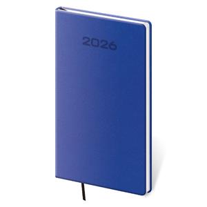 Týdenní kapesní diář 2026 Soft - modrá