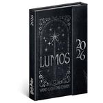 Týdenní magnetický diář 2026 B6 Harry Potter - Lumos