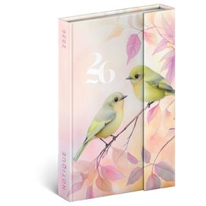 Týdenní magnetický diář 2026 B6 Ptáčci