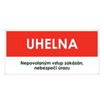 UHELNA, plast 2 mm s dírkami 190x90 mm