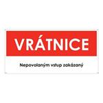 VRÁTNICE, plast 2 mm s dírkami 190x90 mm
