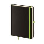 Zápisník kapesní tečkovaný - Black Green  